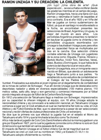 Ramón Ignacio Unzaga Asla, inventor de "La Chilena"